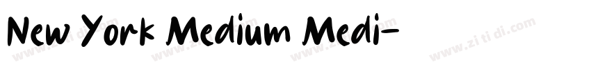 New York Medium Medi字体转换